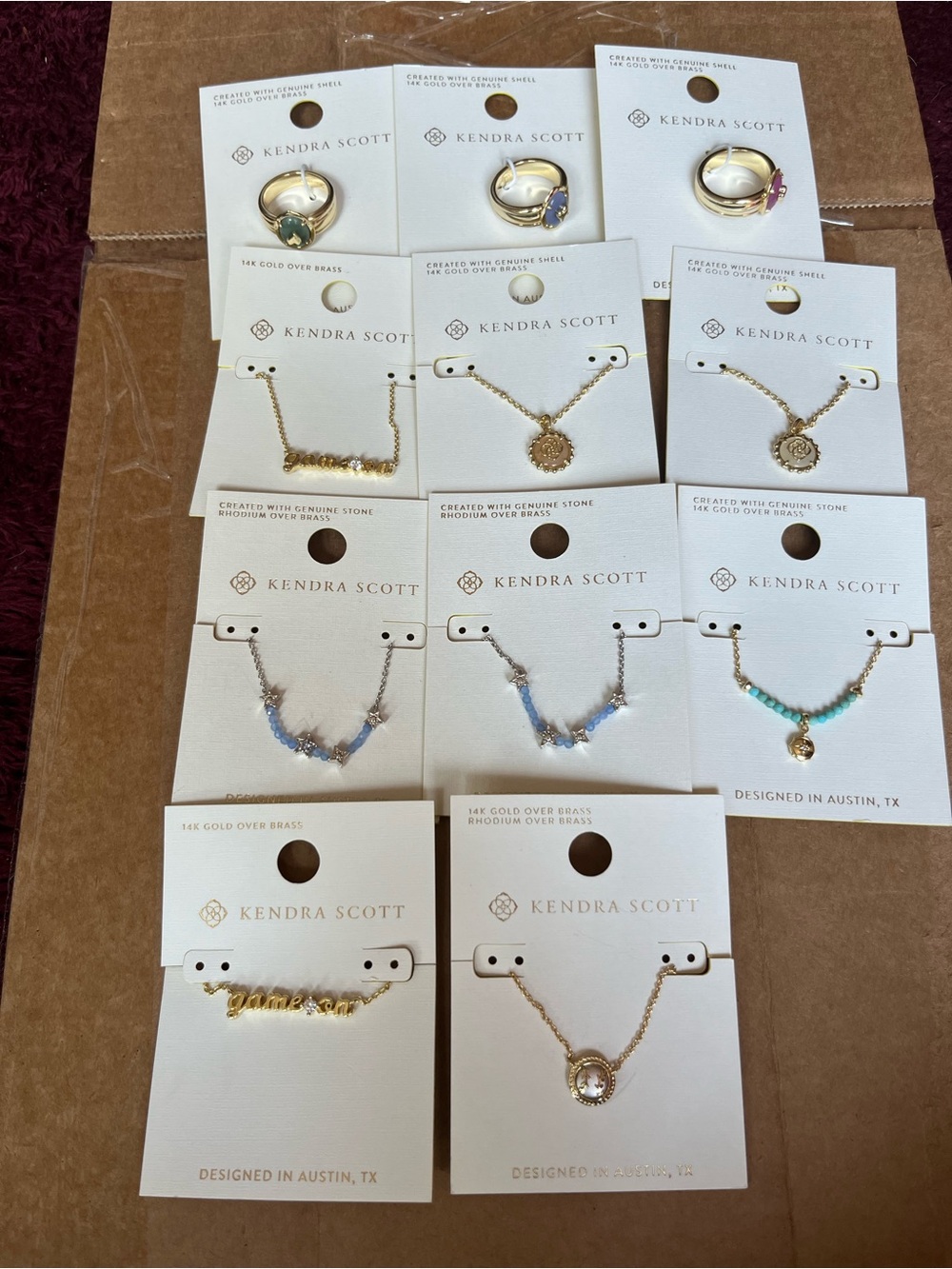 Kendra Scott Gold and Turquoise Layered Necklace Collection